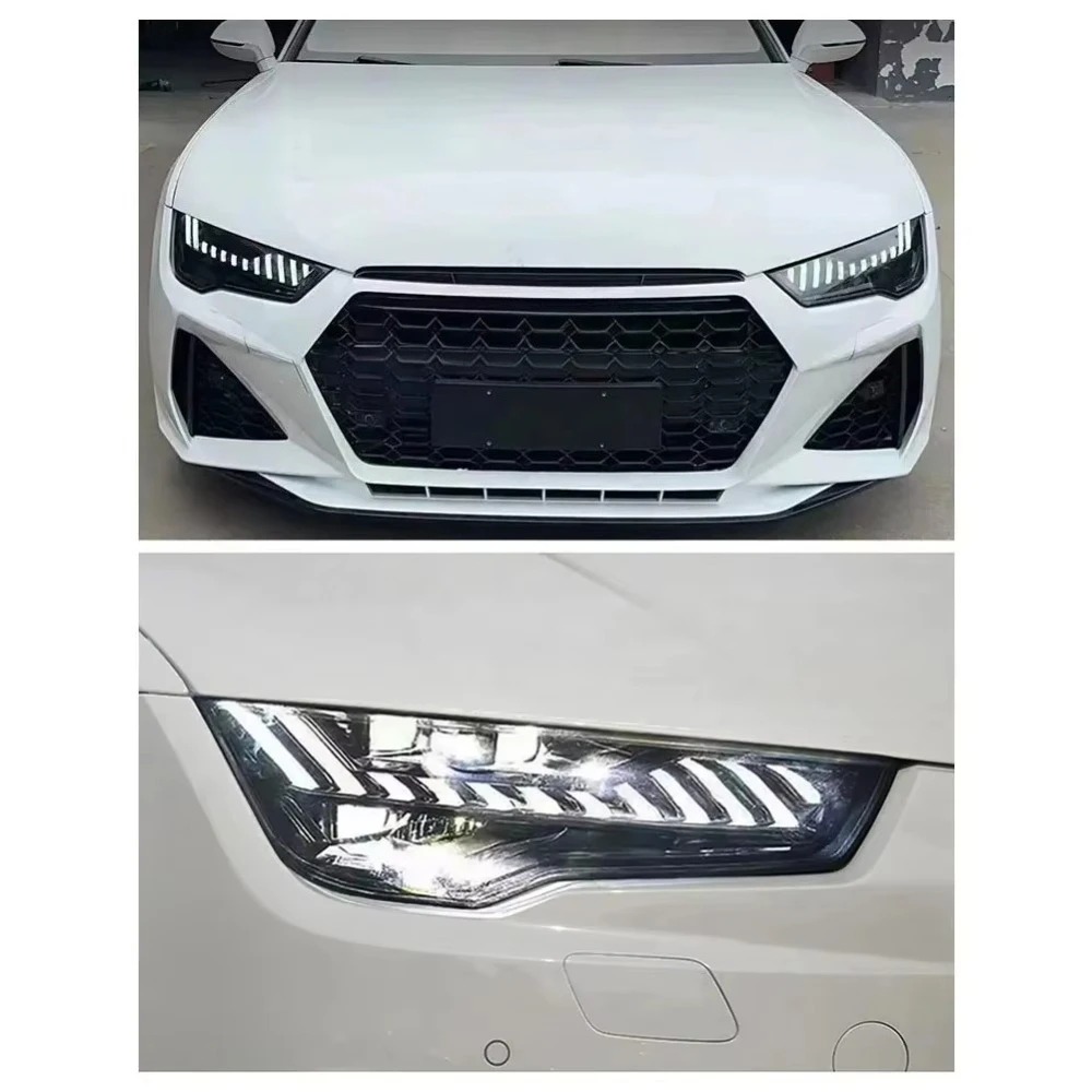 High Quality LED Headlights for  A7 2011-2018 Upgrade RS7, New Version, Plug and Play